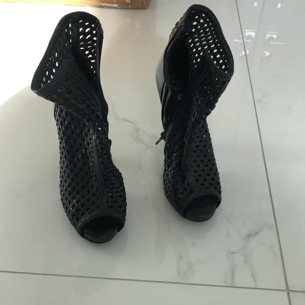 Jeffrey Campbell black booties